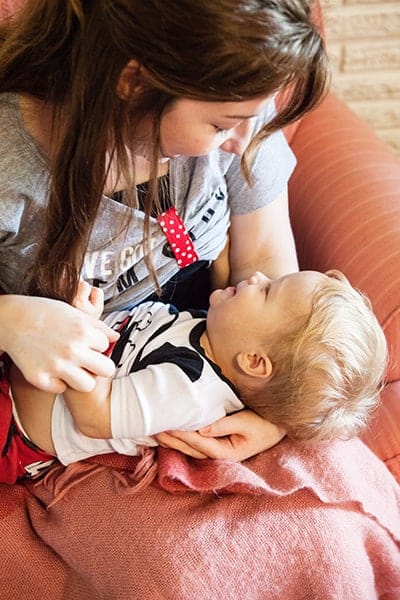 This handy-dandy little gadget will become a nursing mamas best bud. The NursElet is a band that holds your shirt up while you nurse, a super easy nursing accessory to help you nurse modestly.