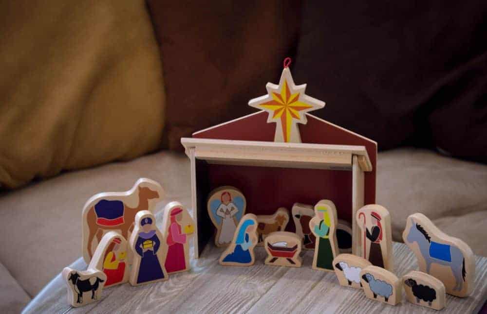 20 of the Best Kids Nativity Sets: The Fervent Mama- Out of all 20 kids nativity sets that we've listed, my top two favorites are still the ones we have, Veggie Tales Plastic Set and The Star From Afar. Do you have a kids nativity set?