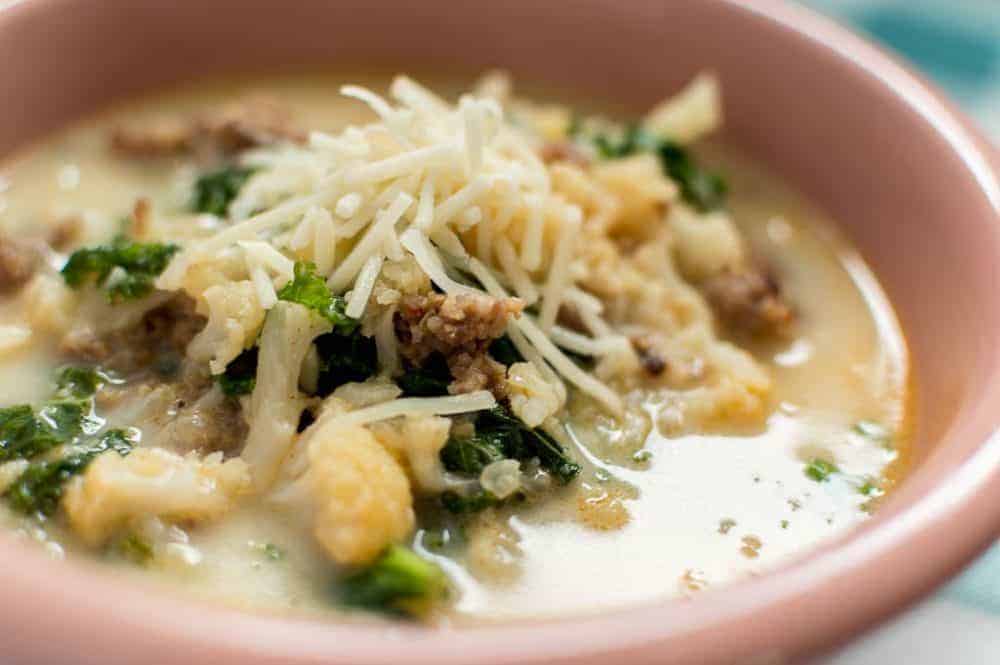 Low Carb Pressure Cooker Zuppa Toscana - The Fervent Mama: So this Low Carb- Keto- Whole 30- Paleo- friendly pressure cooker Zuppa Toscana alternative may be even tastier than it's original Olive Garden counterpart and it's healthier too!