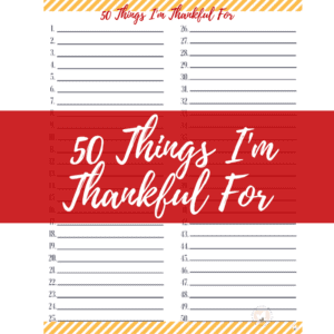 When you begin to feel a little discouraged, whisper a prayer, find a quiet place and think of your Things I'm Thankful For List! The Lord knows your heart!