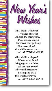 New Year's Wishes (Packet of 100, KJV)