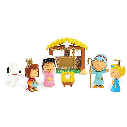 Peanuts Christmas Nativity Deluxe Figure Set