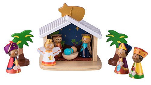 Children's 10 Piece Nativity Scene by Clever Creations