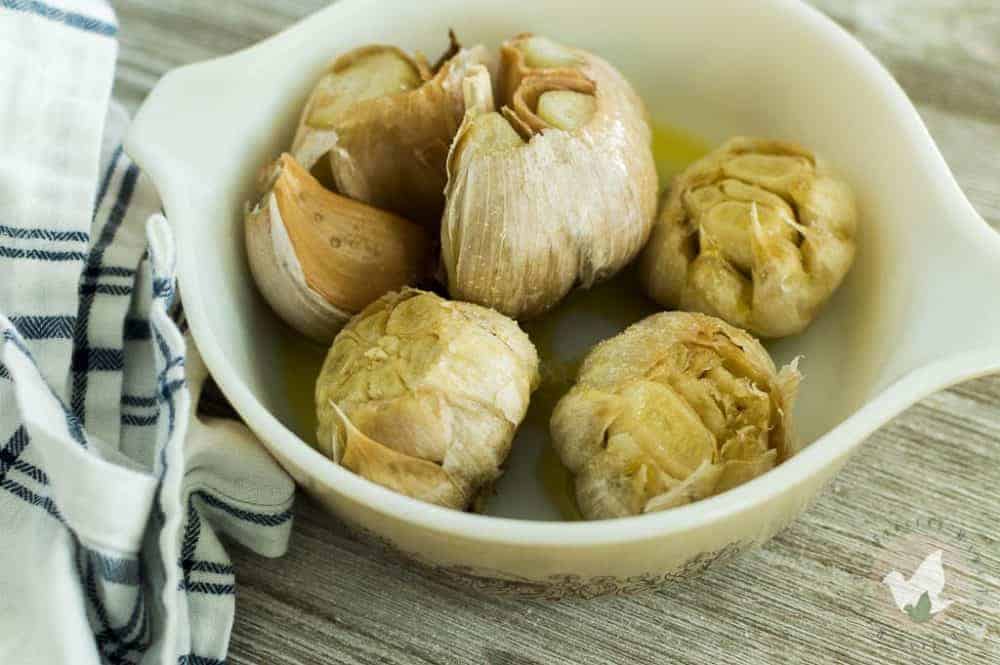 Pressure Cooker Roasted Garlic - The Fervent Mama: This pressure cooker roasted garlic will knock your socks off. No more waiting hours for oven-roasted garlic, you can have it in minimal time and I think it tastes even better than I give it credit for. And look, I give it a lot of credit.