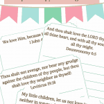 Bring Christ and scripture into your Valentine's Day with these Valentine's Day Scripture Copywork Pages for kids! 14 pages of scriptures for kids to copy that will help with memorization of scripture and penmanship!