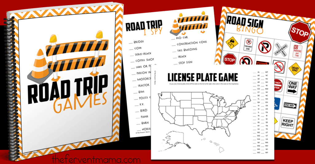 How do you prepare for a road trip with kids? - The Fervent Mama: I love the air and I love to fly, but it's not always feasible. Planning a road trip with kids is a whole other story- get our FREE Road Trip Games Printable! #roadtrip #roadtripgames