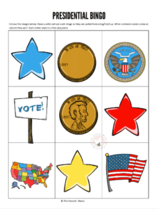 Presidential Unit Study for Beginners: The Fervent Mama - If you're gearing up for President's Day, we've got the best study companion out there! The Presidential Unit Study includes 49 pages of learning fun! Political parties, writing/drawing prompts, mock ballots, vocabulary sheets, & more! #presidentsday #presidentialunitstudy
