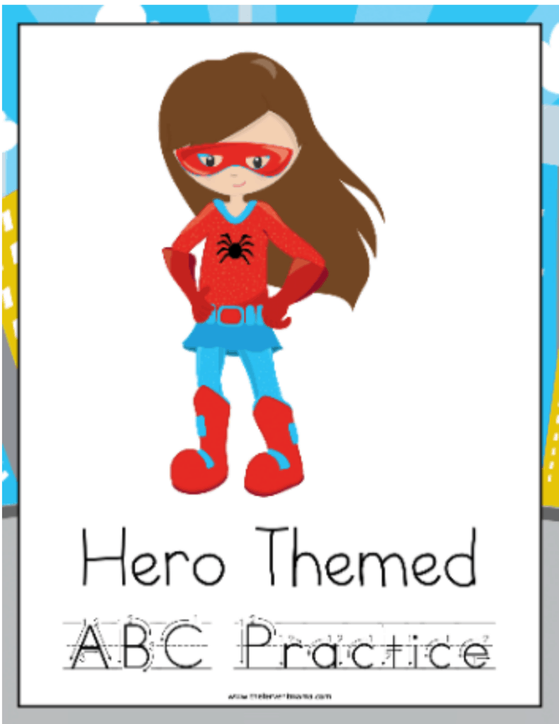 Practicing ABC's? Try this Superhero Handwriting Pack! - The Fervent Mama: This Superhero Handwriting Printable Pack is perfect for your little learners who are superhero obsessed too! It never fails that homeschooling provides so many advantages. #handwriting #freecurriculum