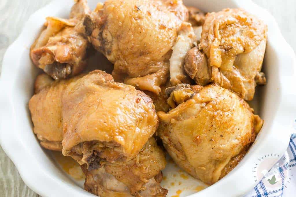 Yummy Instant Pot Sticky Chicken: The Fervent Mama - I've made plenty of versions of honey garlic chicken, and while I do have a special place in my heart it, this Instant Pot Sticky Chicken takes the cake! Season, sear, pressure cook, dip, broil- my mouth is watering!