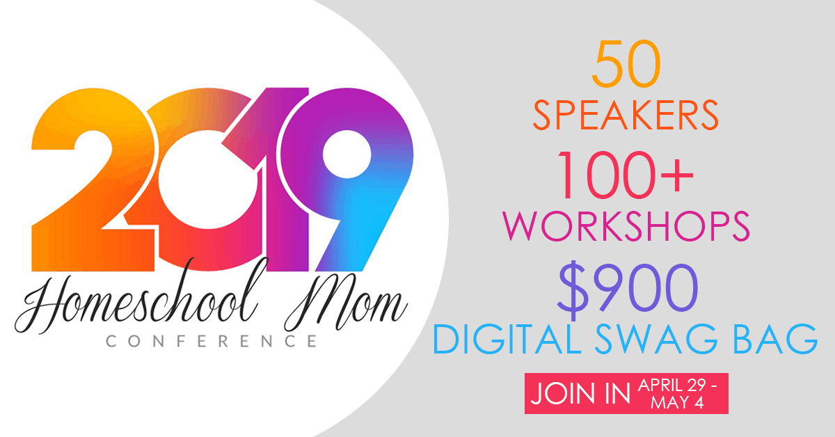 Everything you need to know about the 2019 Homeschool Mom Conference - The Fervent Mama: This virtual homeschool conference is unlike anything you've ever seen because you can attend right from your own home! Lifetime access, over $900 is swag and discounts, and so much more! #homeschooling #homeschoolconference #homeschoolgiveaway