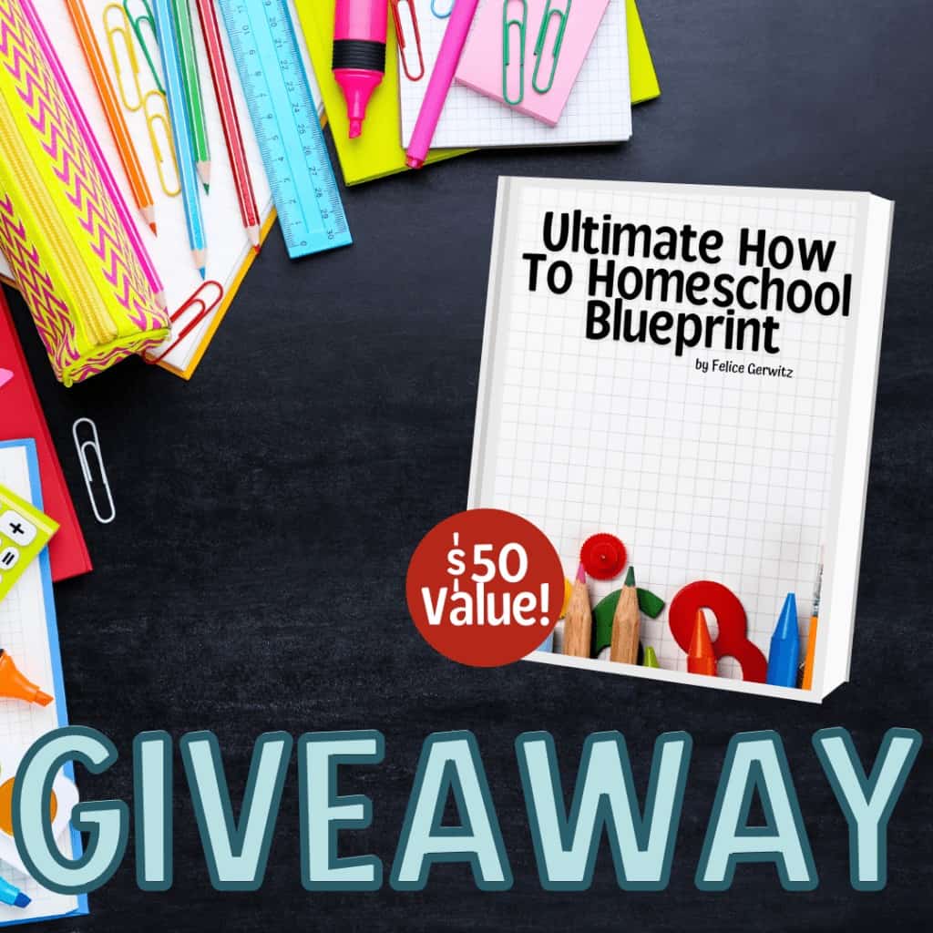 ultimate how to homeschool blueprint giveaway- ebook cover image