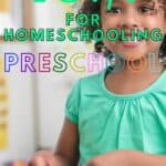 10 Tips for Homeschooling Preschool