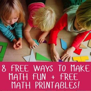 8 Free Ways to Make Math Fun + Free Multiplication Games Printable Pack