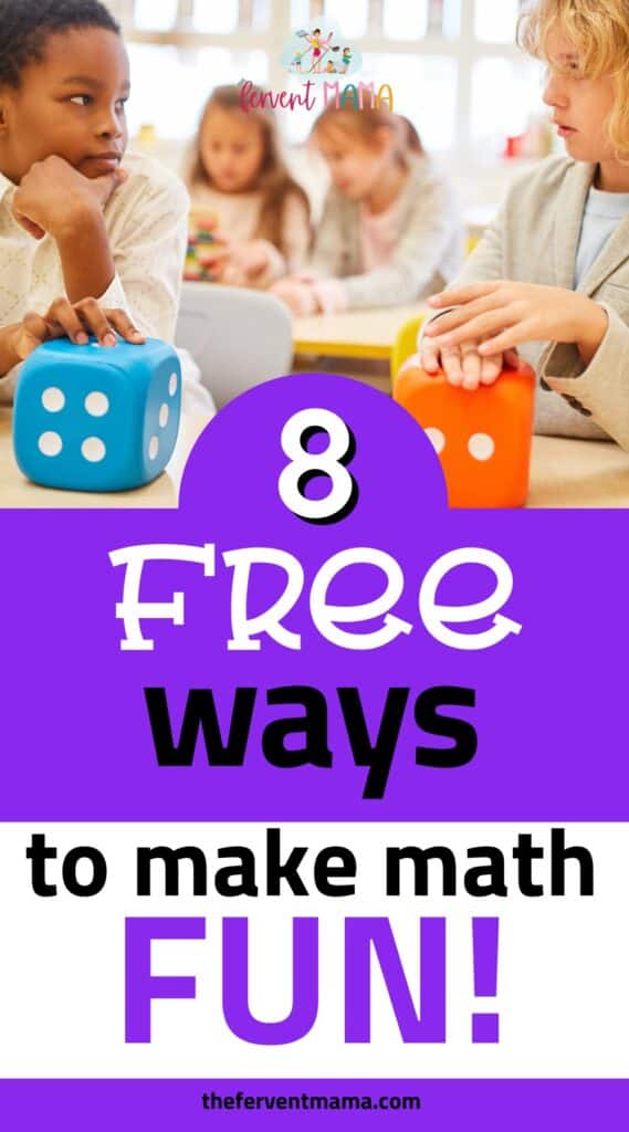 Make learning math more fun with these 8 free ideas! And to get you started, download and print this free multiplication games printable pack! These fun printable multiplication games include Tic Tac Toe Multiplication and Multiplication Dice Games Printable!