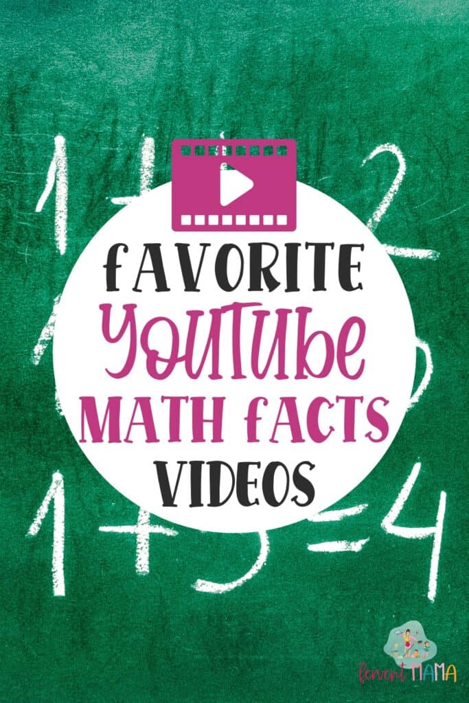 Do your kids need help memorizing their math facts? This list of YouTube math facts videos are great for kids learning their math facts!
